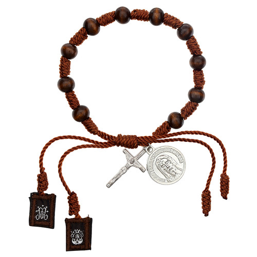 Holy Face Scapular Rosary Bracelet - 8/pk
