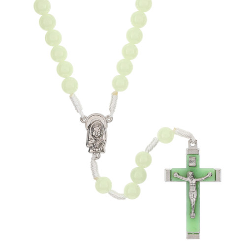 Luminous Corded Rosary - 10/pk