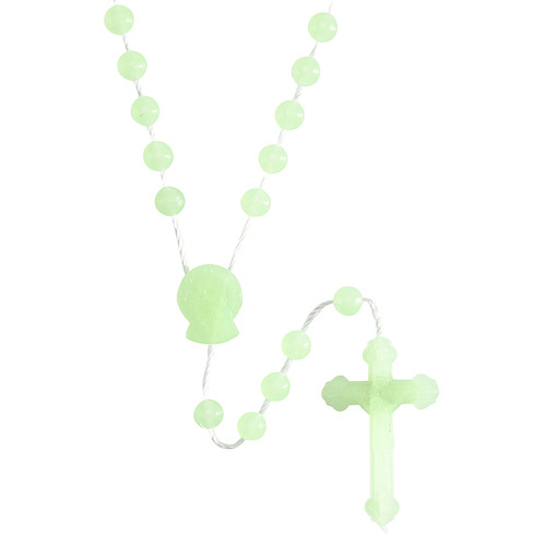 Rose-Scented Luminous Cord Rosary - 100/pk