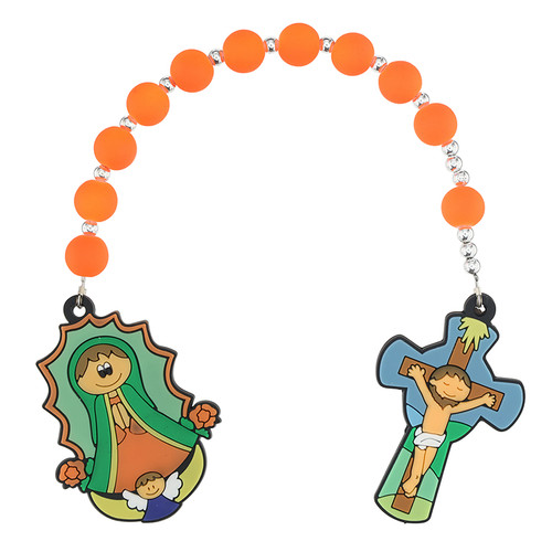 Tiny Devotions Our Lady of Guadalupe One-Decade Rosary - 8/pk