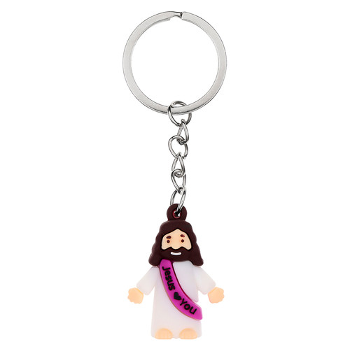 Jesus Loves You Lenten Keychain - 18/pk