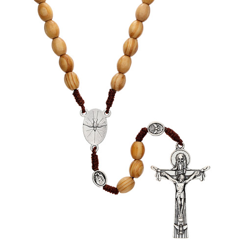Confirmed in Christ Confirmation Corded Wood Rosary - 6/pk