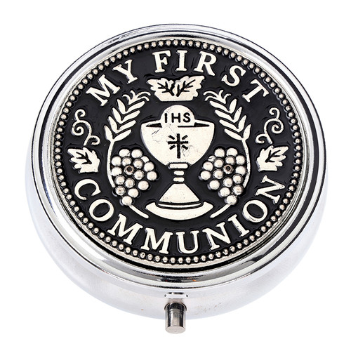 My First Communion Metal Rosary Case - 2/pk