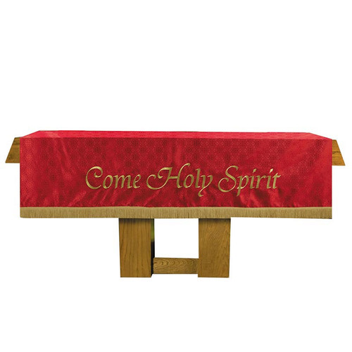 Maltese Jacquard Custom Altar Frontal - Red