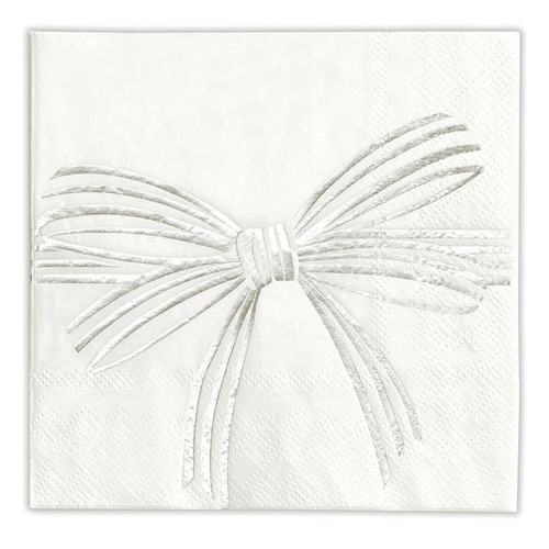 Bow Napkins - Silver
