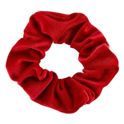 Large Heart Ornament Scrunchie - Red