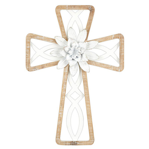 Framed Icthus Cross