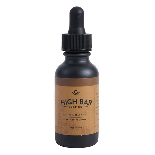 High Bar Soap Co. Face + Beard Oil - Smoked Bourbon