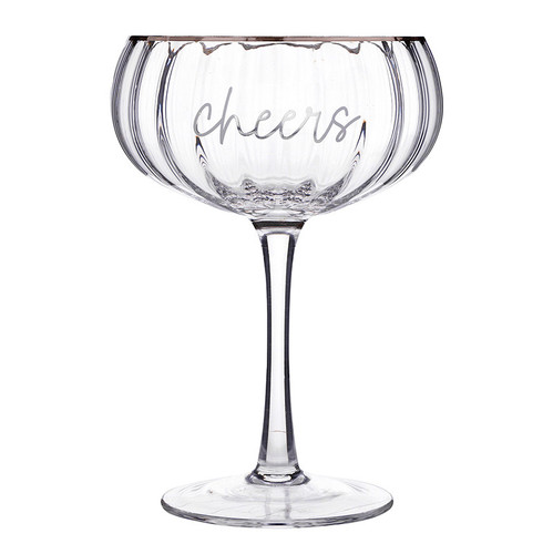 Face to Face Champagne Coupe - Cheers