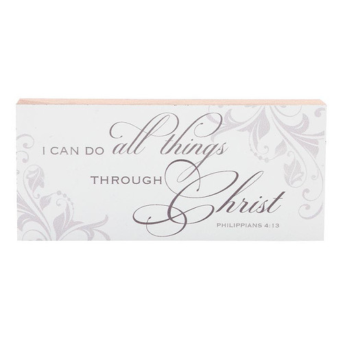 Wood Block - I Can Do All Things