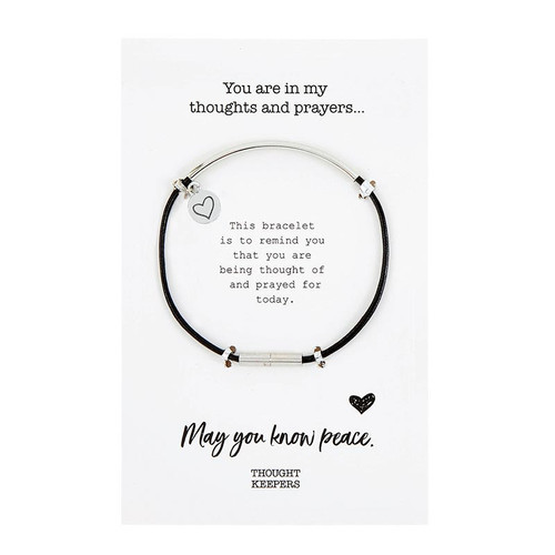 Thought Keepers Bracelet - Black/Silver