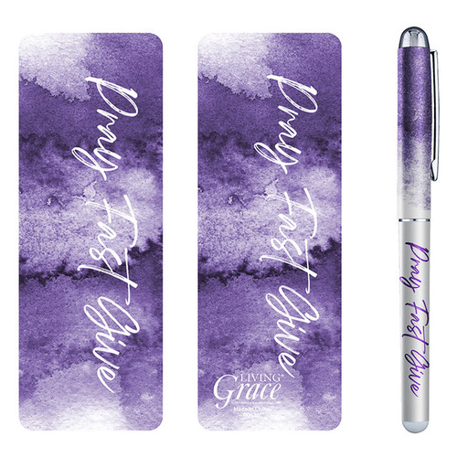 Pray Fast Give Lent Collection Pen & Bookmark Set - 12/pk