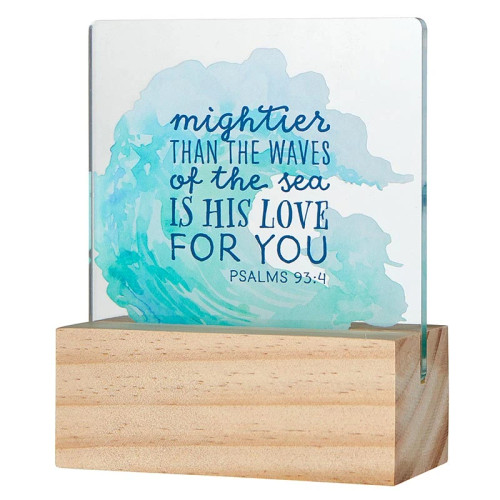 Mightier than the Waves Acrylic Desk Stand - 2/pk