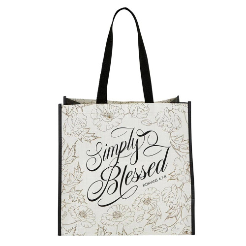 Simply Blessed Eco-Friendly Tote Bag - 6/pk