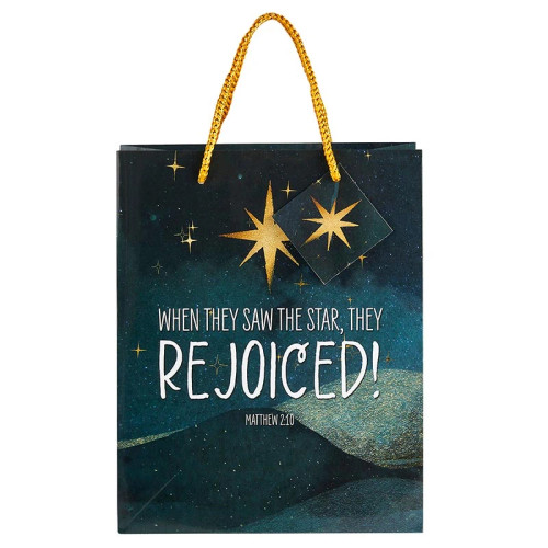 Rejoice Paper Gift Bag - 12/pk