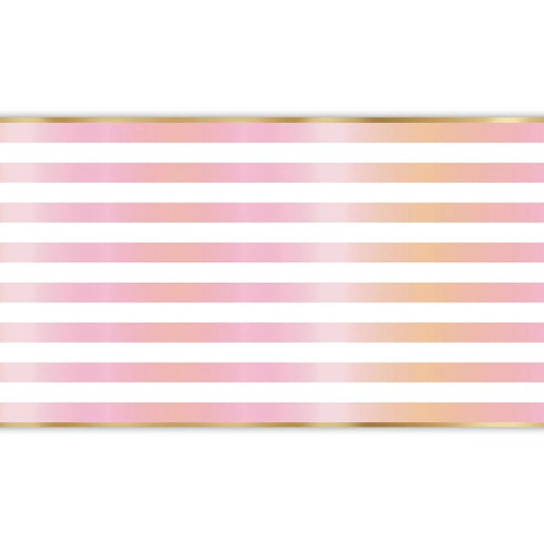 Foil Paper Table Runner - Birthday Stripe