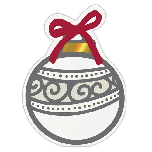 Die-Cut Cocktail Napkins - Ornament