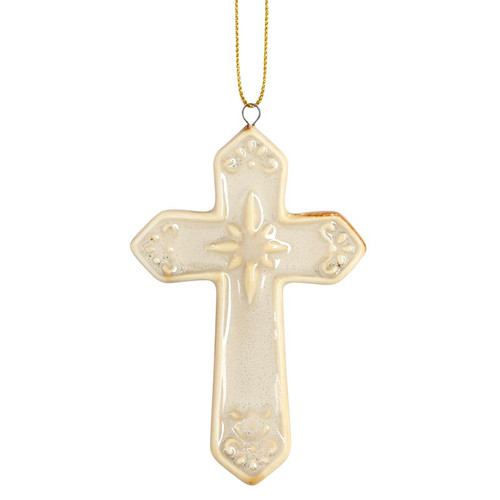 Starburst Cross Christmas Ornament - 12/pk
