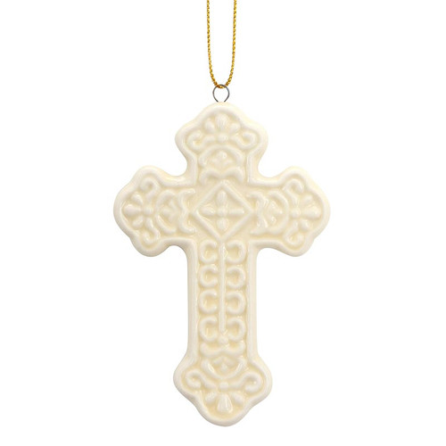 Budded Cross Christmas Ornament - 12/pk
