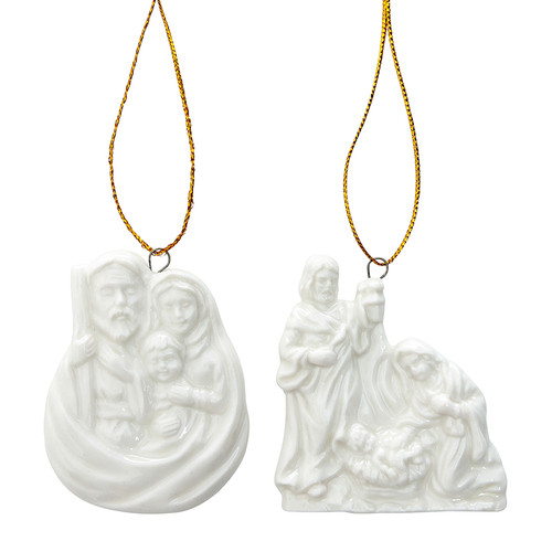 Nativity Ornament Assortment (2 Asst) - 16/pk