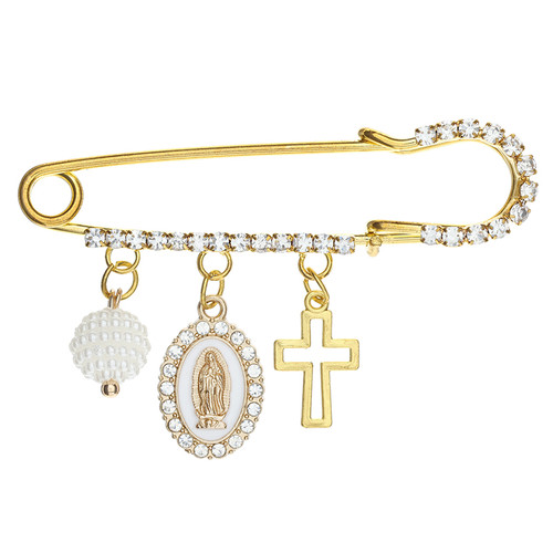 Our Lady of Guadalupe Brooch - 8/pk