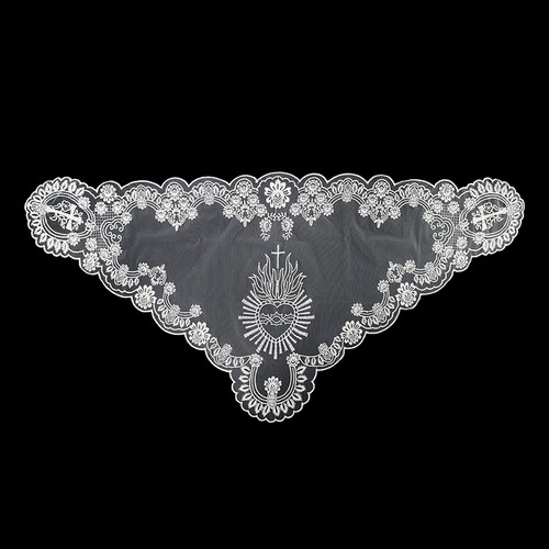 White Sacred Heart Chapel Veil
