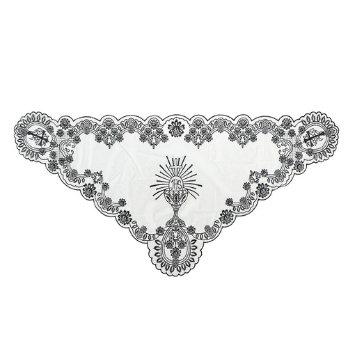 Black Chalice and Cross Chapel Veil