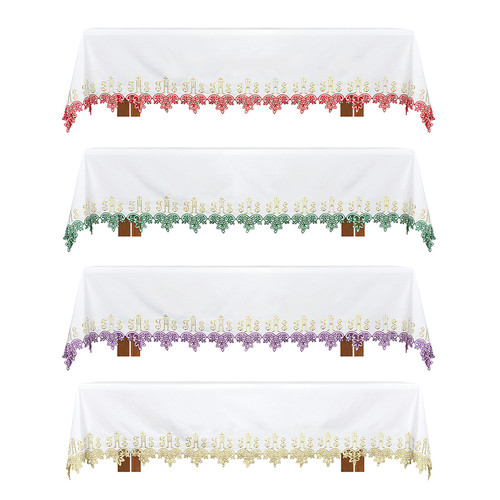 Floral IHS Altar Frontal