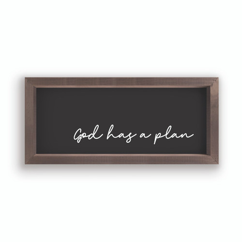 Framed & Simple Framed Art - God Has A Plan