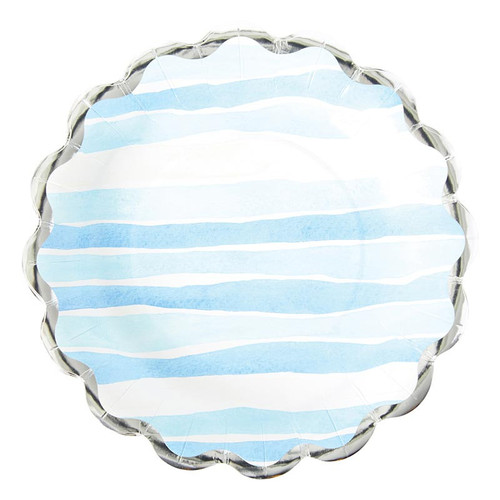 Paper Lunch Plate - Watercolor Coastal