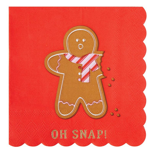 Beverage Napkins - Holiday Gingerbread