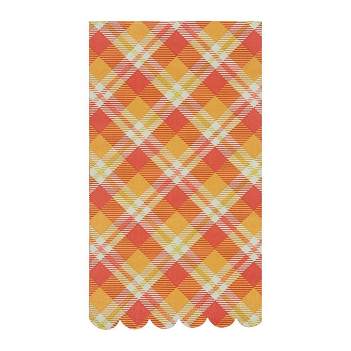 Guest Napkins - Harvest Plaid