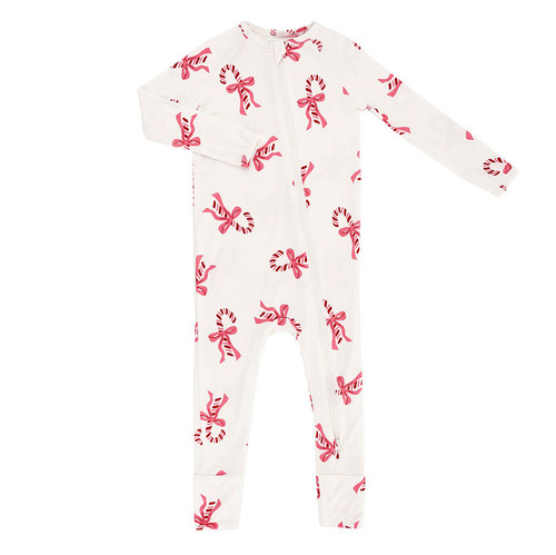 Cozy Romper - Candy Canes