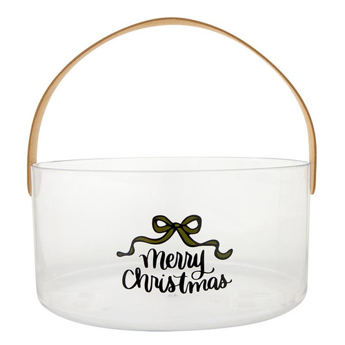 Acrylic Bucket - Merry Christmas
