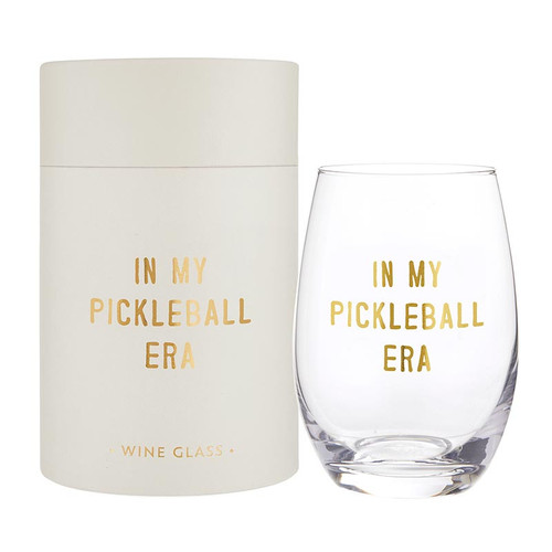 Stemless Wine Glass - Pickleball Era