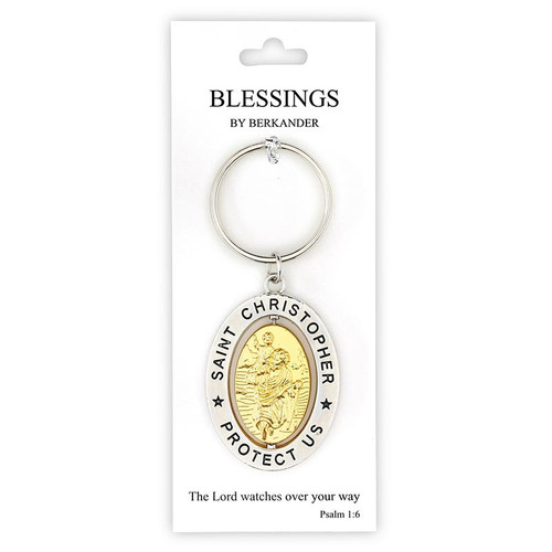 St. Christopher Revolving Key Ring - [Consumer]Autom