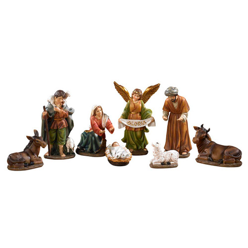 8-Piece 6" H Nativity Set with Detachable Infant