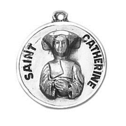 Creed&reg; Sterling Patron Saint Catherine Medal