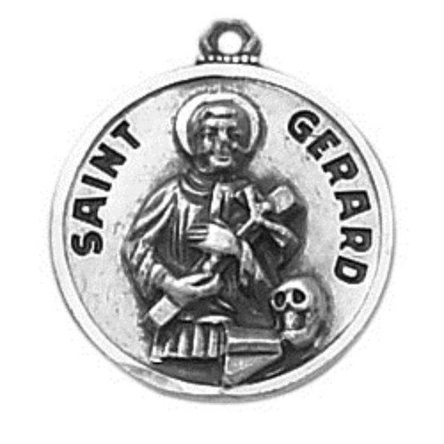 Creed&reg; Sterling Patron Saint Gerard Medal