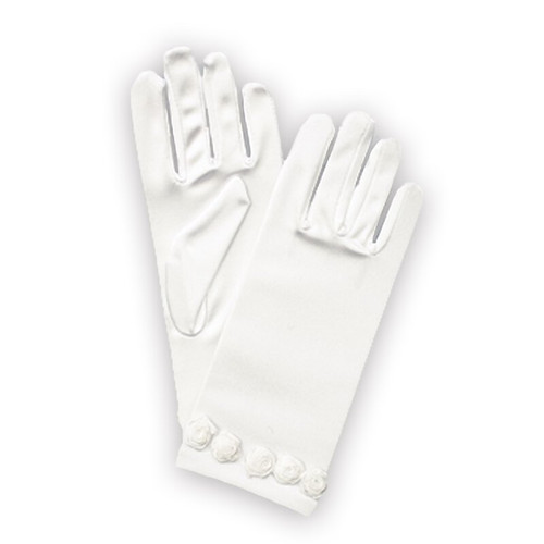 Rosebuds - First Communion Gloves