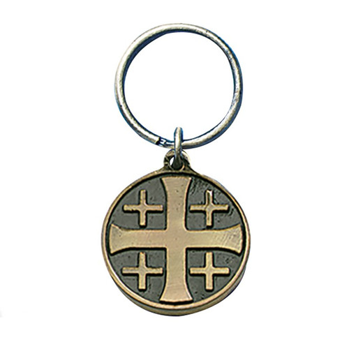 Jerusalem Cross/RCIA Keyring - 6/pk