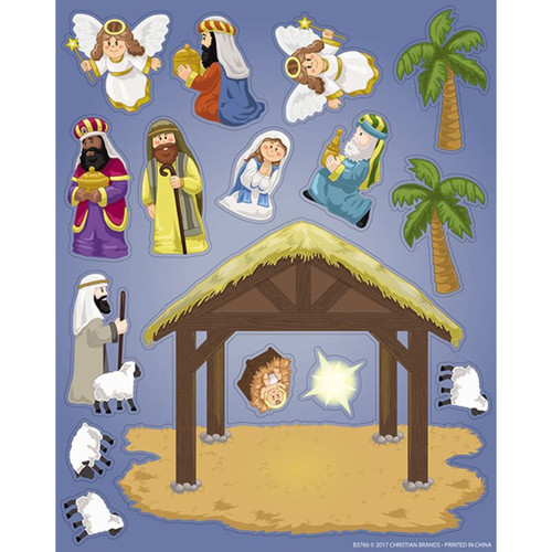Make Your Own Nativity Sticker Sheets - 50 sheets/pk
