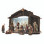 11-Piece Nativity Set with Lighted Stable