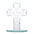 We Will Serve the Lord Standing Glass Cross