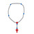 Light Gray/Red/Blue Building Blocks Rosary - 4/pk