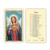 Immaculate Heart of Mary Laminated Holy Card - 25/pk (800-1120)