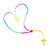 Silicone Rainbow Rosary - 12/pk