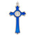 2" Blue St. Benedict Flared Crucifix