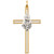 First Communion Cross Pendant Girl - 12/pk (J7686)