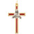 Sacred Heart Cross Pendant - 12/pk (J7673)